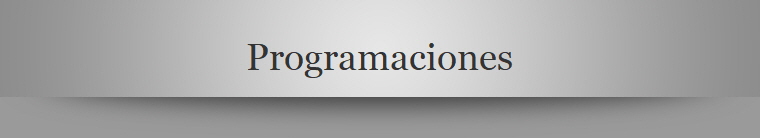 Programaciones